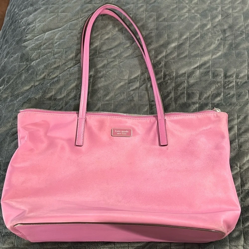 Kate Spade Nylon Pink Kitt Tote